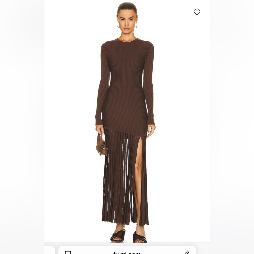 SIR the label Sylvie Chocolate Long Sleeve Dress